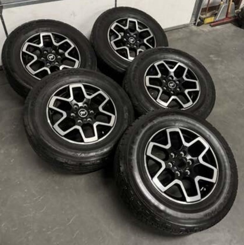 Ford Bronco Wheels and Tires - set of 5