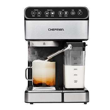 Chefman RJ54 6-in-1 15-Bar Pump Stainless Steel Espresso Machine 1246500 #85237  Small Kitchen Appliances 25% OFF
