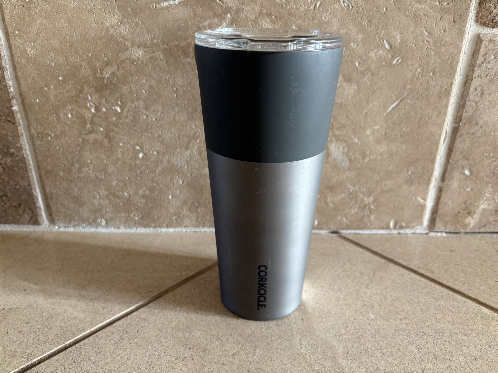 New Silver Corkcicle Insulated Tumbler 24 Oz