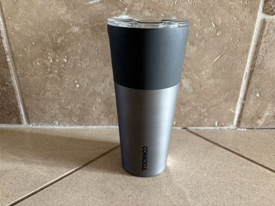 New Silver Corkcicle Insulated Tumbler 24 Oz