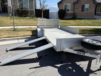 Aluminum Like New Utility Trailer