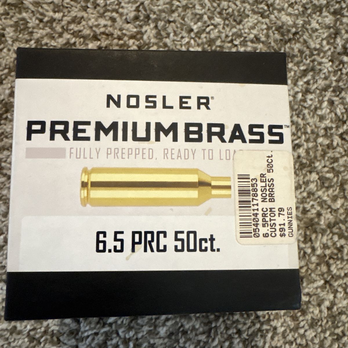 Nosler Premium Brass 6.5 PRC