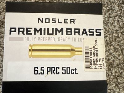 Nosler Premium Brass 6.5 PRC