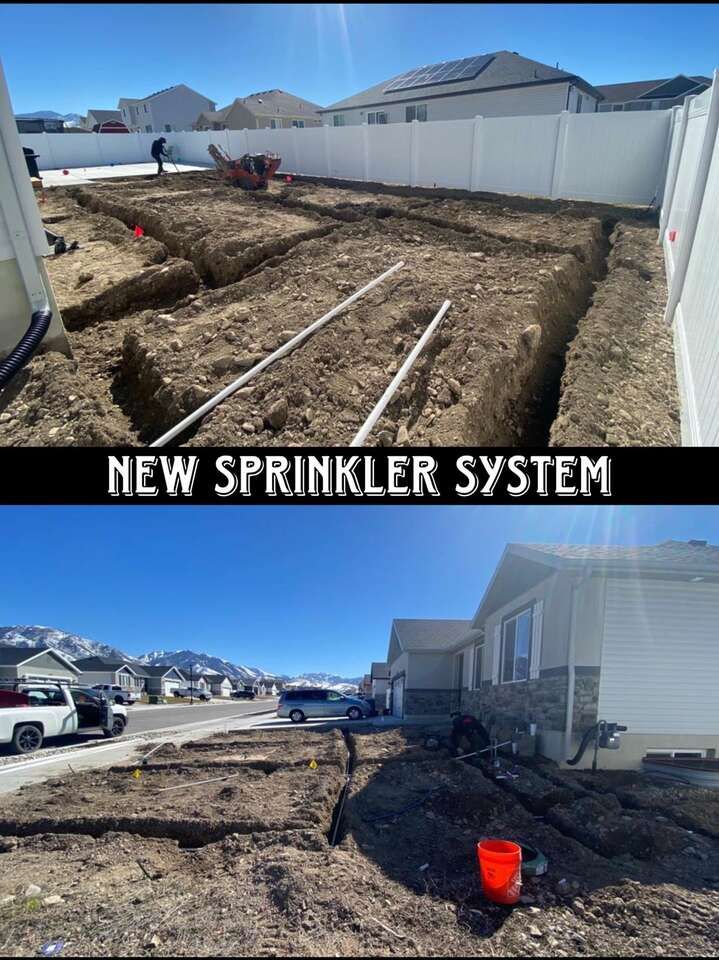 Sprinkler Installation | Landscaping Work | Grading | Sod Installation | Retaining Walls | Concrete Work