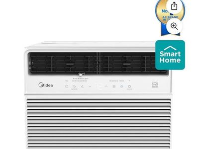 Midea 24,000 BTU Smart Window Air Conditioner for 1,020 sq ft, White