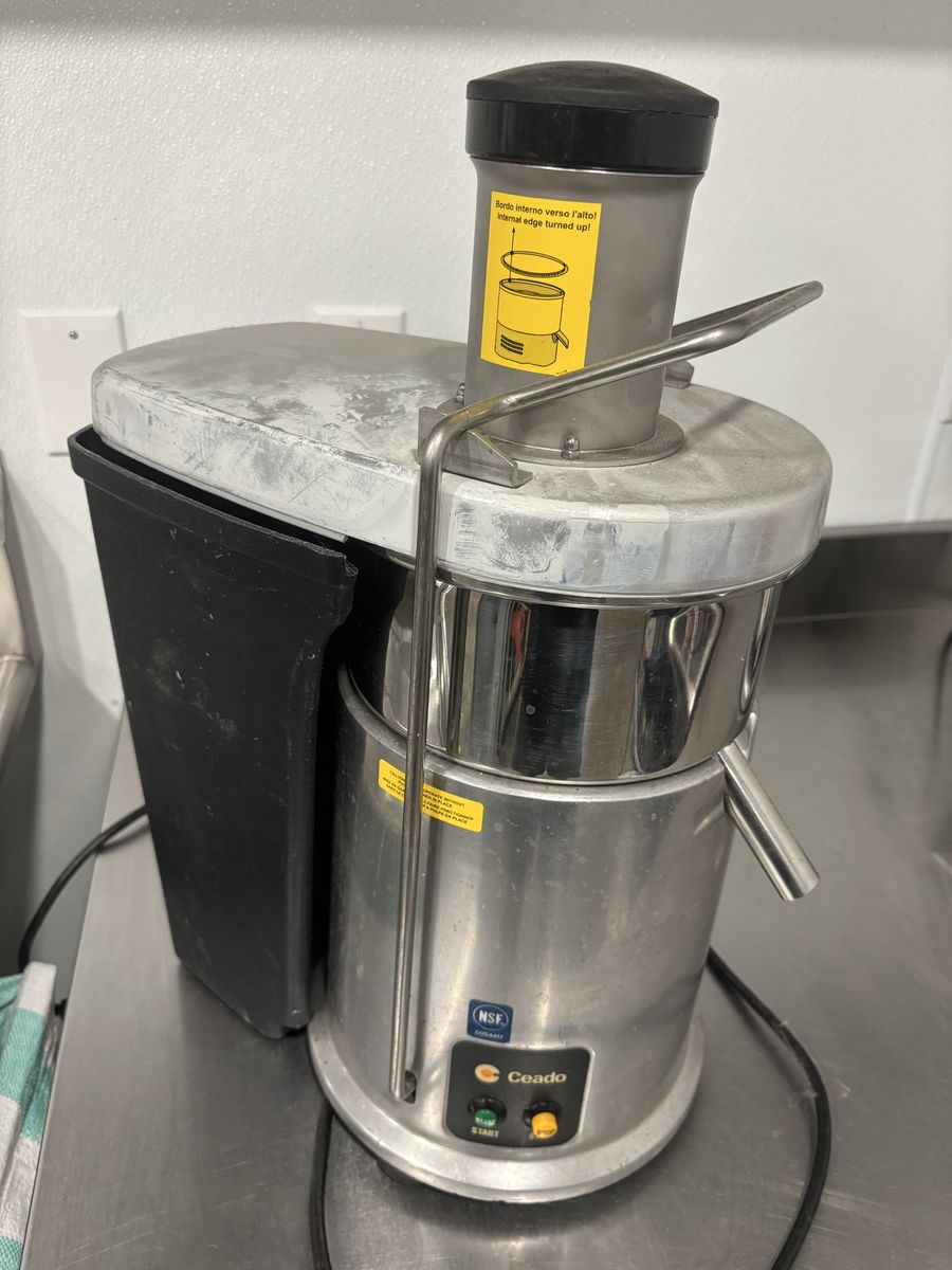 Ceado E8 Commercial Centrifugal Juicer - High-Volume, Heavy-Duty Stainless Steel