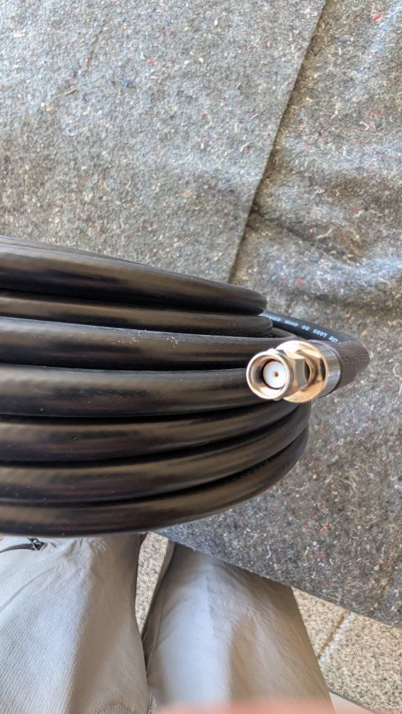 CLP-400 Low Loss 50 Ohm Coaxial Cable with N-Type Male Connectors