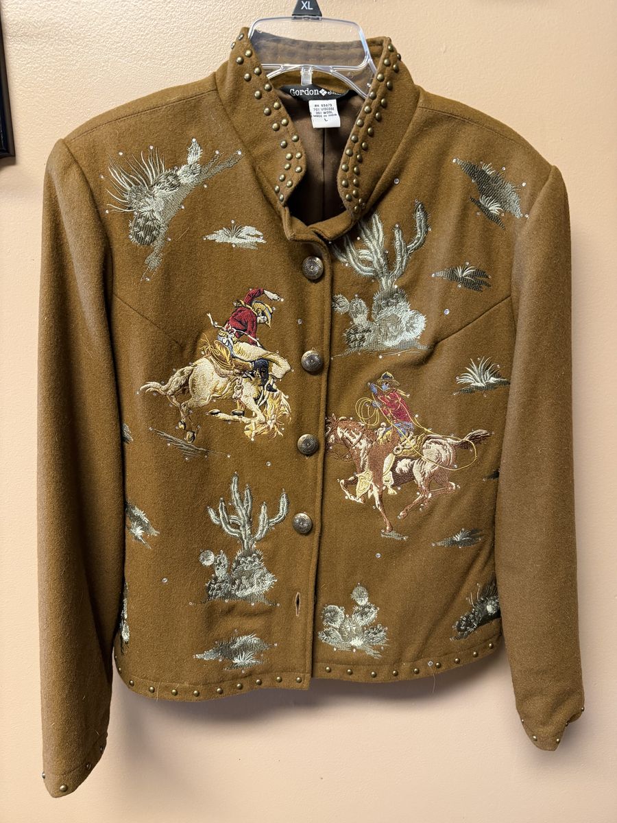 Vintage Women's Western Embellished Jacket