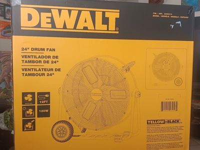 Dewalt drum fan
