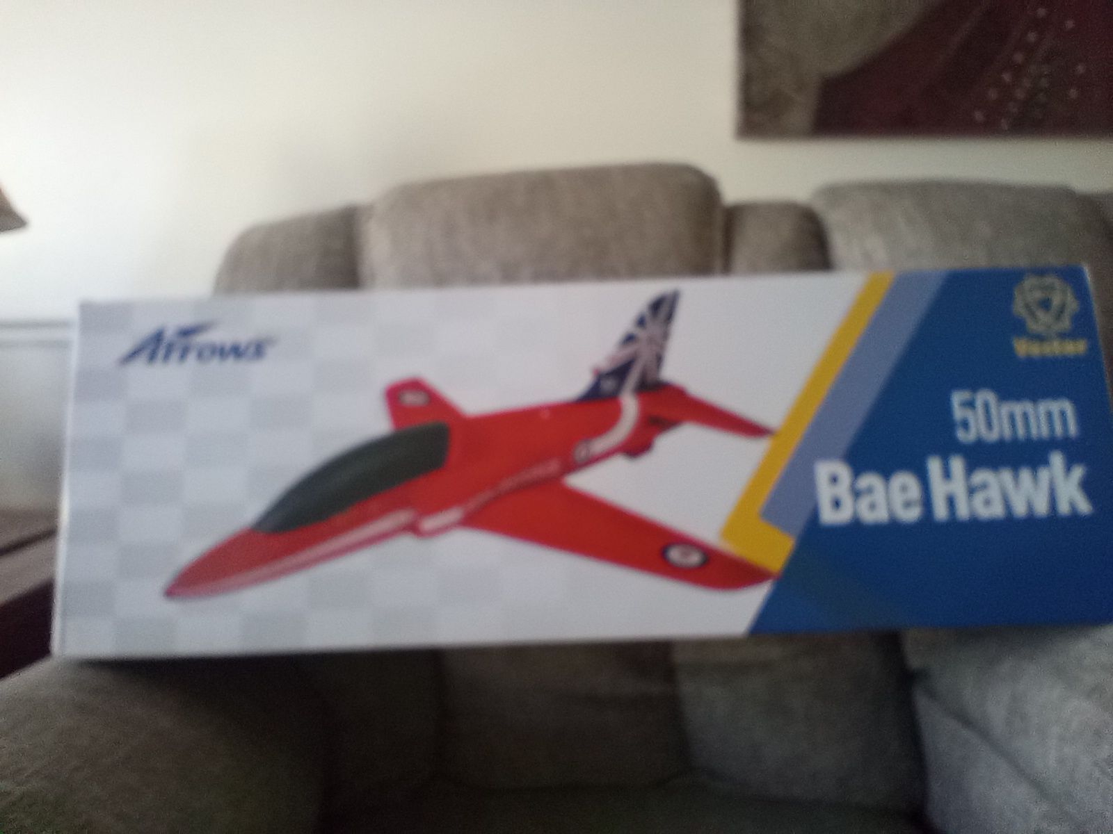 Bae Hawk Red Arrows 50 mm airplane