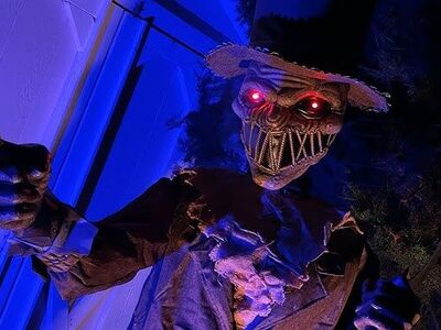 Halloween Soul Slasher Animatronic Scarecrow Animatronic Home Decor Decoration Yard Prop