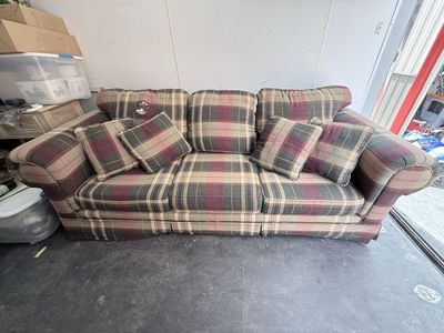 Plaid couch
