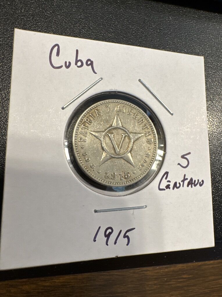 Cuba 5 Centavo Coins