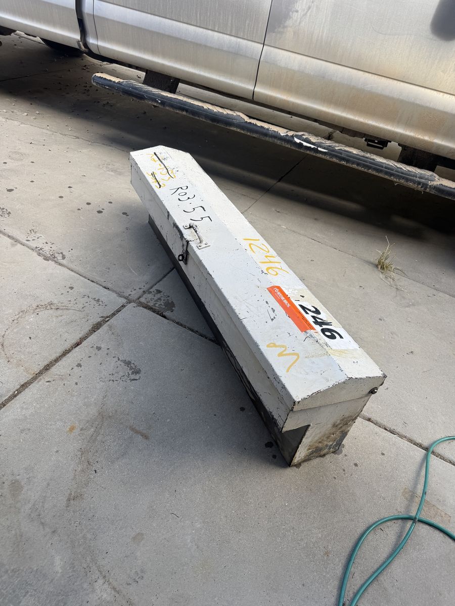 Weather Guard Truck Tool Box - White, 60" Long, with Divided Storage for Tools and Parts