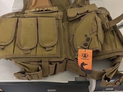 Barbarians Tactical Vest, Outdoor Combat Training Games Vest for Men