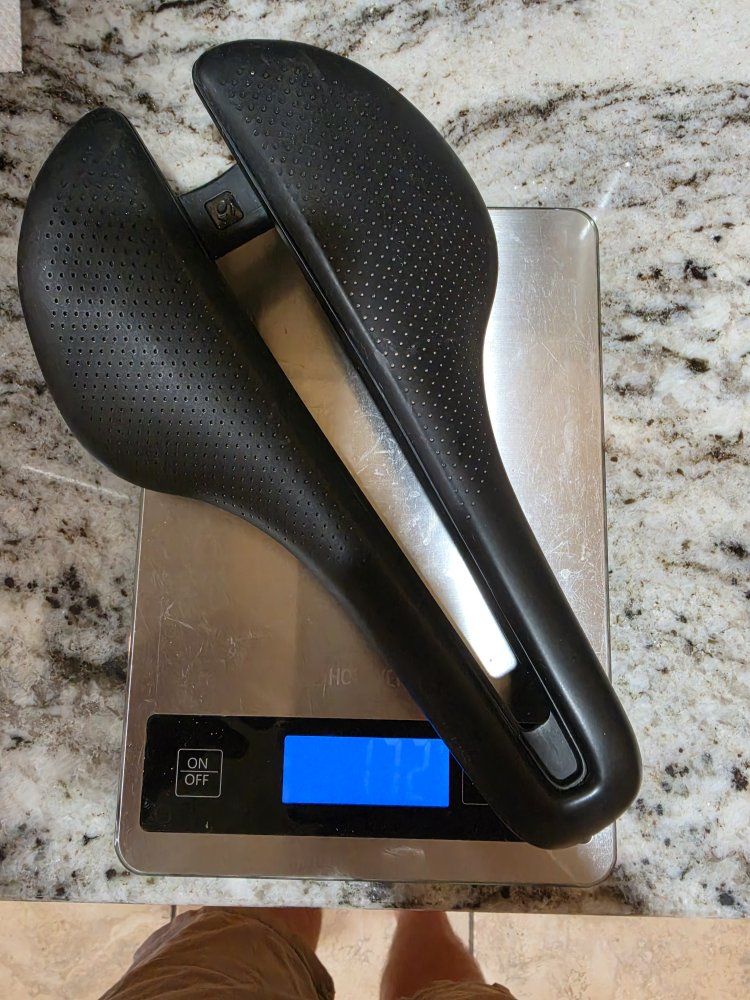 Bontrager Aeolus Pro 155mm Carbon Rail Bike Saddle - Used, Lightweight Road/Mountain, 172grams