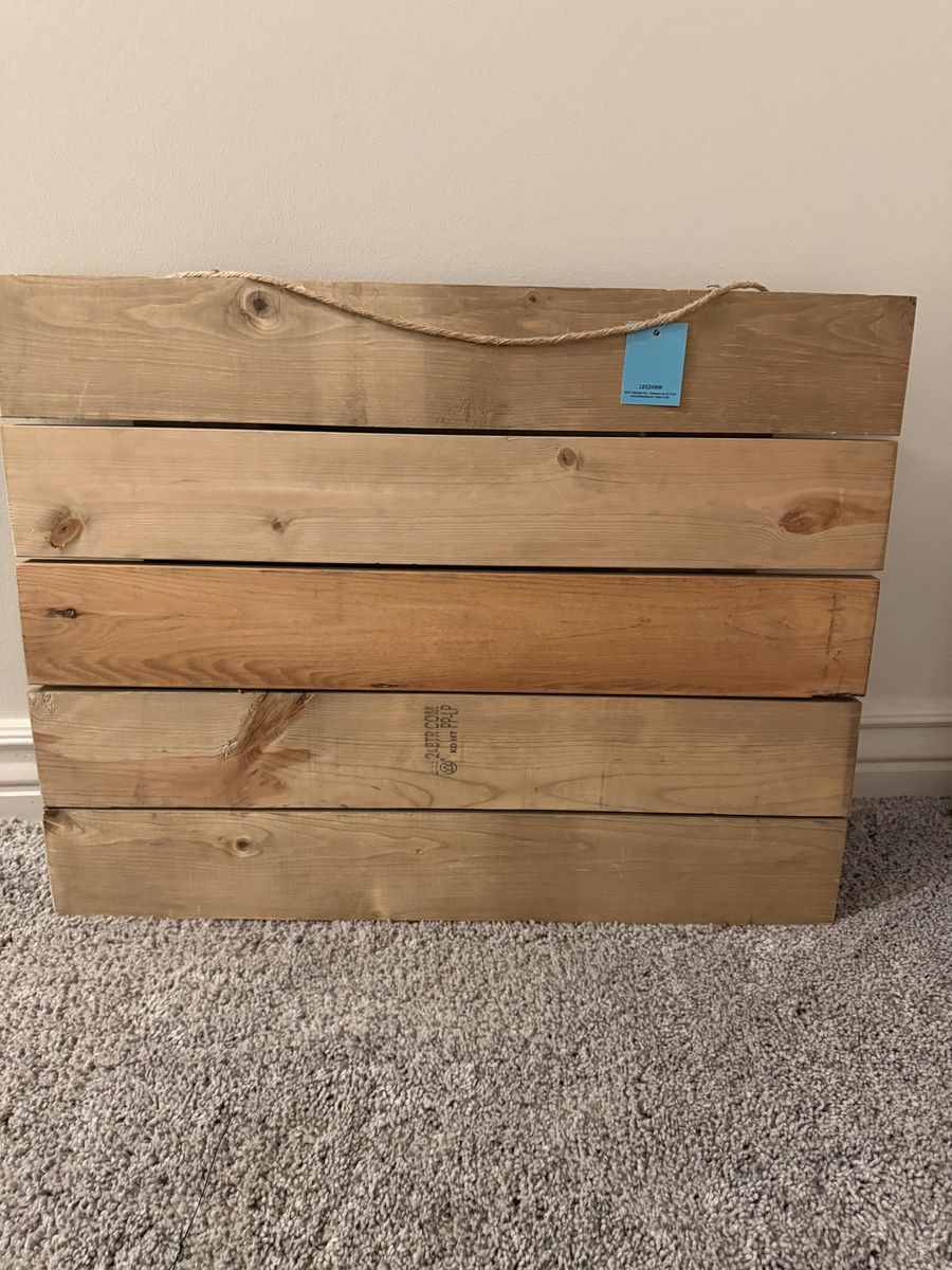 Woodpile Fun! 18x24in Pallet Sign, Wooden Rustic Decor, Unfinished Craft Board