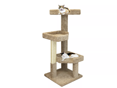 New in box Solid Wood Large Cat Tree - 51"