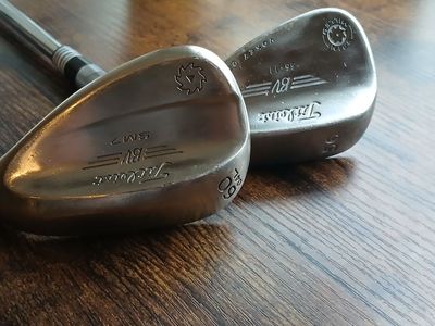 Titleist Vokey Spin Milled and SM7 Wedges - 56 and 60 Degree with SuperStroke Grips