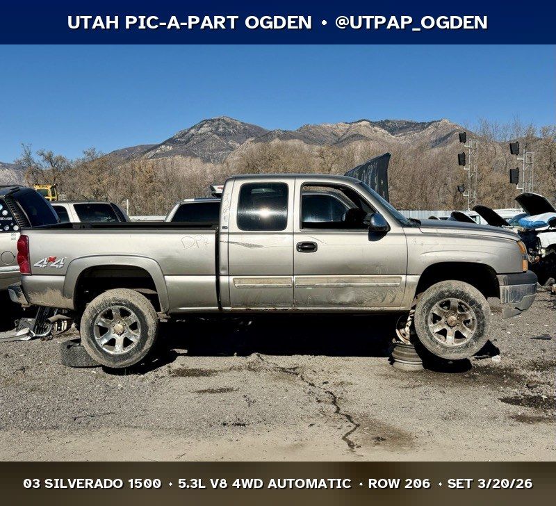 2003 Chevrolet Silverado 1500 GMT800 Parts - UTPAP Ogden