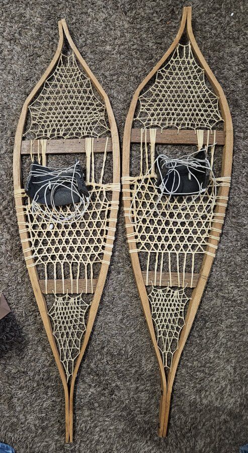 Handmade Wooden Snowshoes