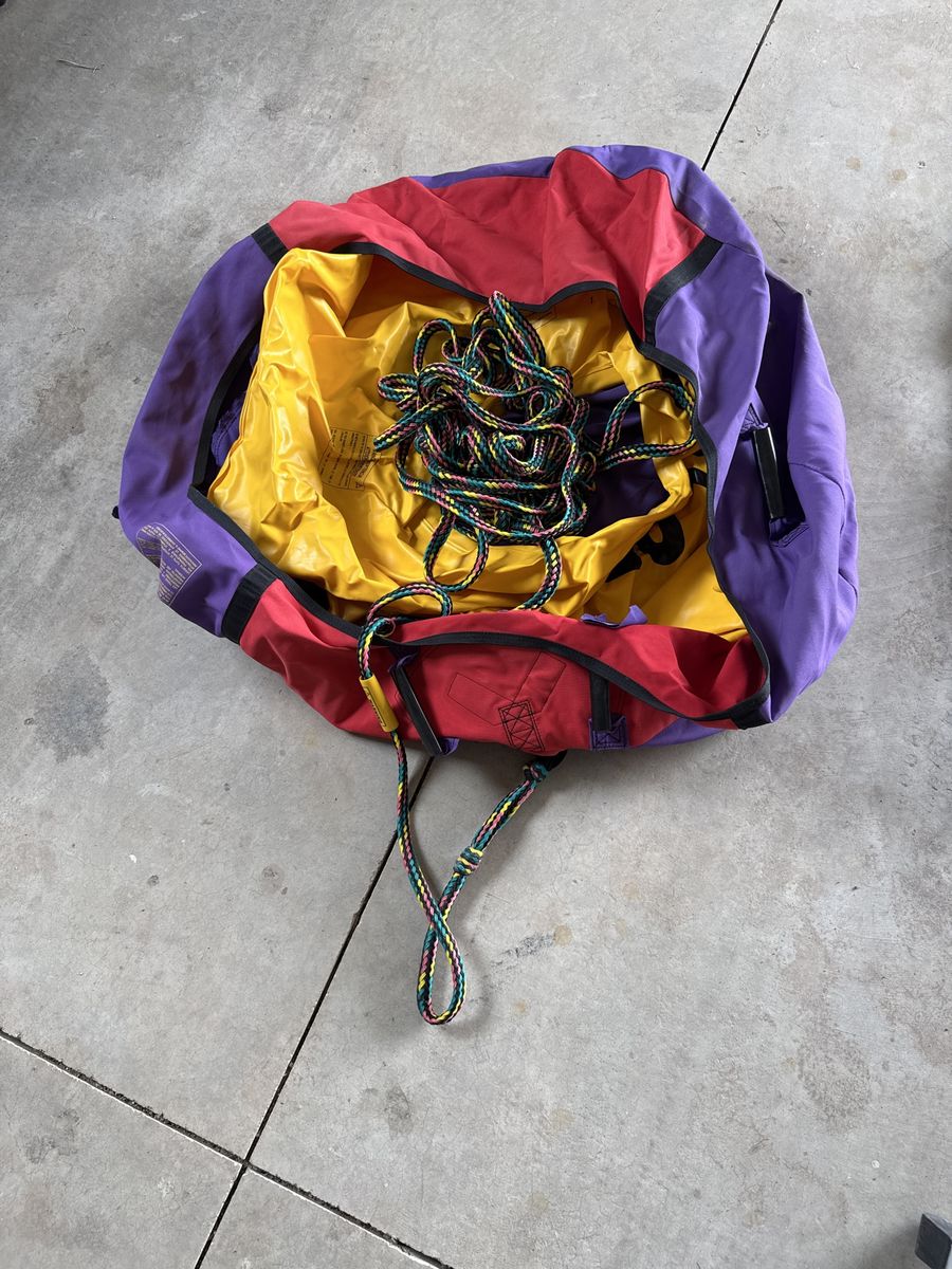 Boat Round Water Tube Towable Rope Included - Great for Lake & Boating Fun