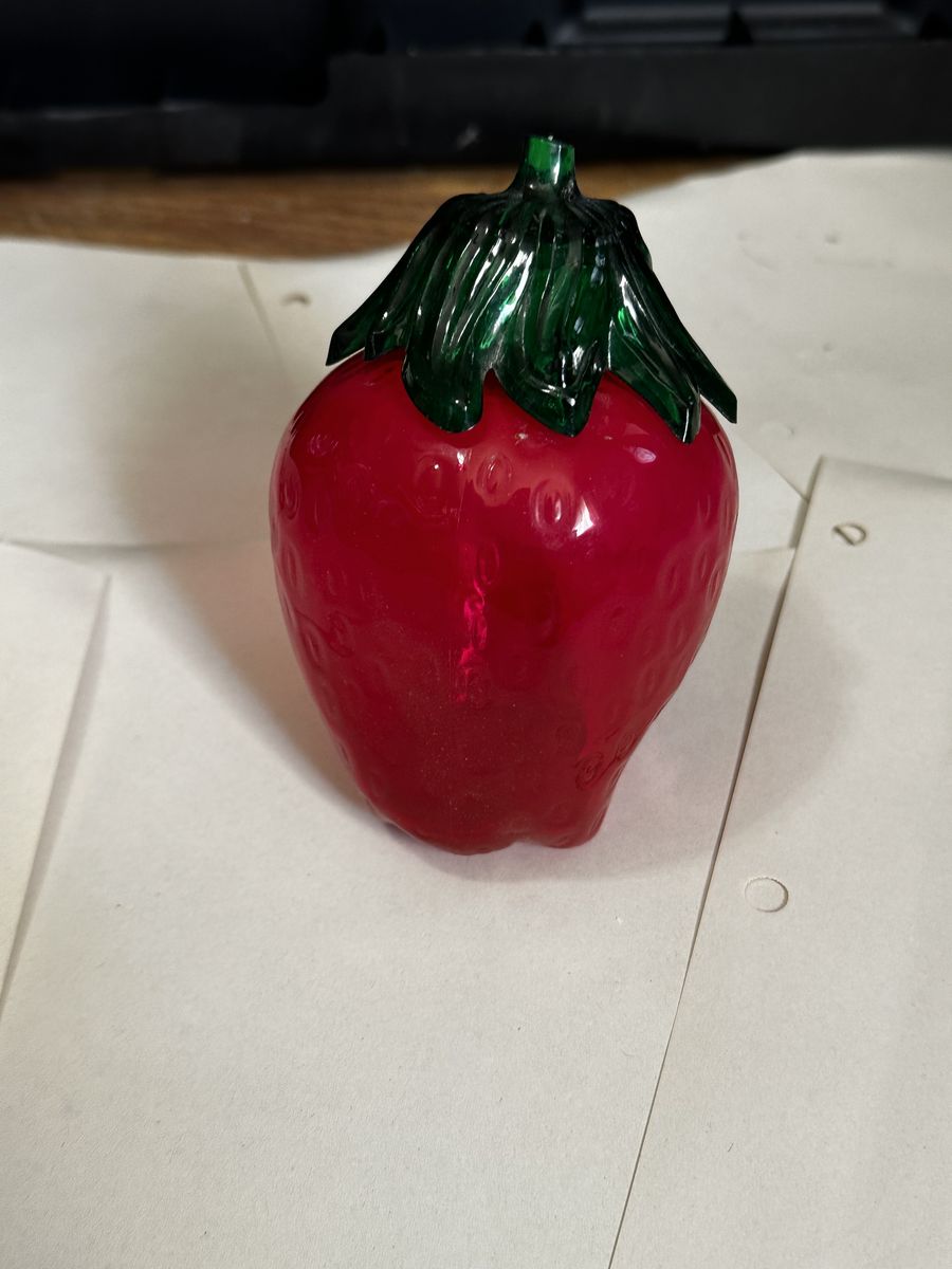 Avon strawberry bottle