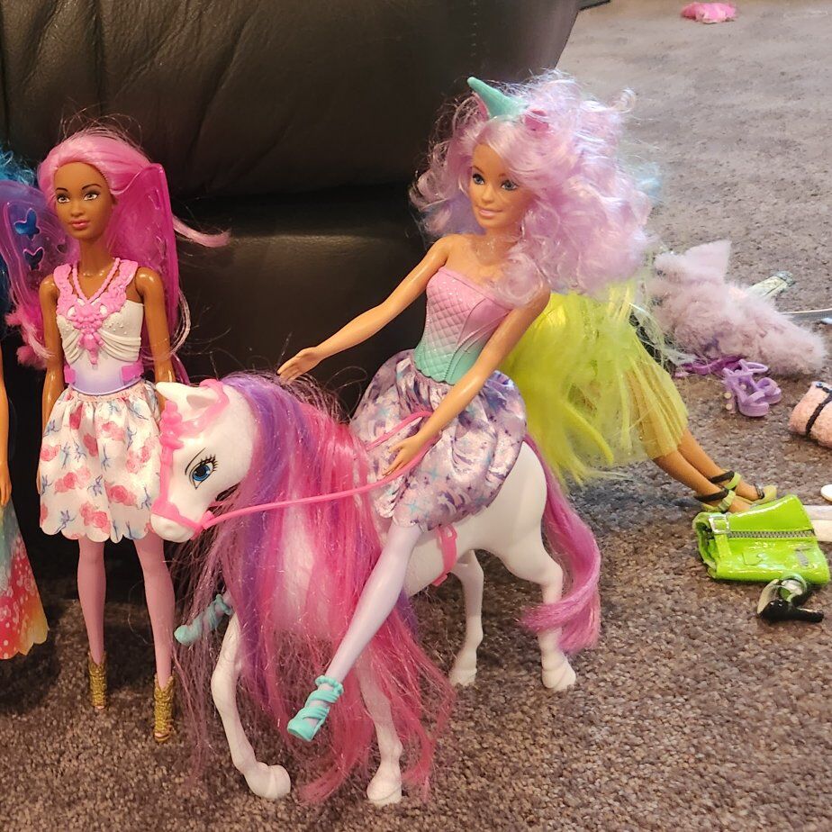 Barbie fairies and Unicorns