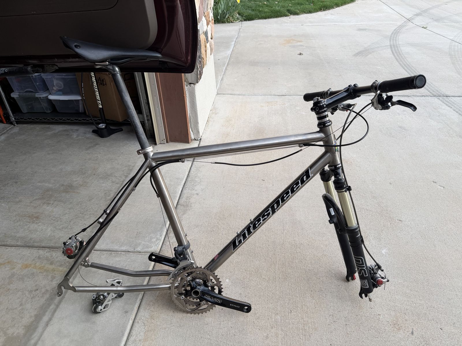 2004 Litespeed Pisgah Titanium MTB – Handmade in USA – Disc Brakes