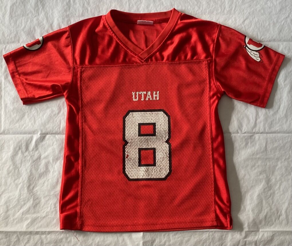 Utah Utes #8 Football Jersey NCAA Youth Med (8/10)