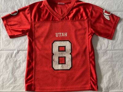 Utah Utes #8 Football Jersey NCAA Youth Med (8/10)