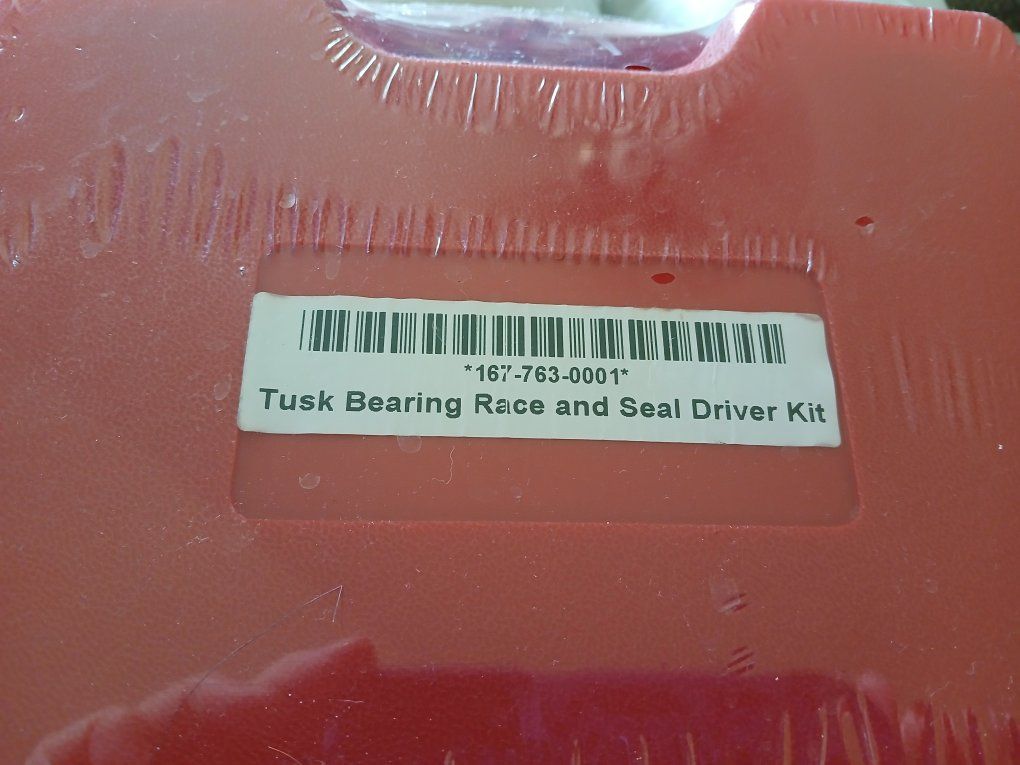 Tusk Bearing Race and Seal Driver Kit in Red Carrying Case