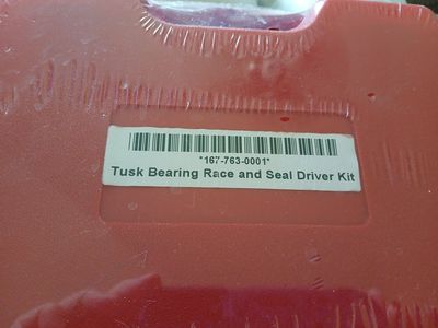 Tusk Bearing Race and Seal Driver Kit in Red Carrying Case