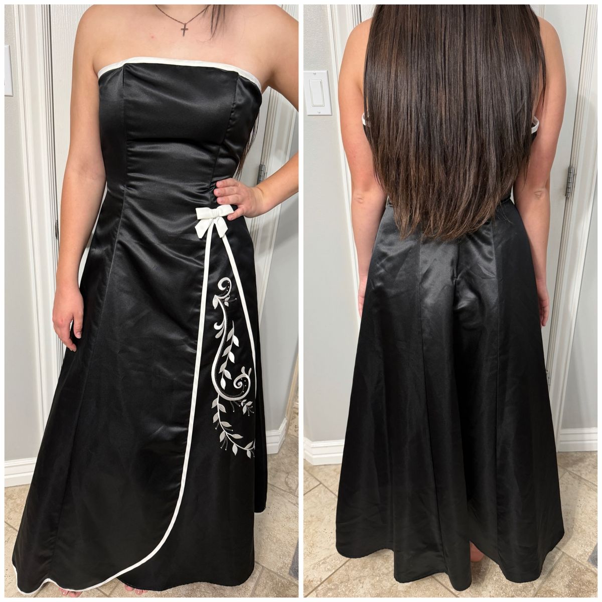 Black And White Formal Dress