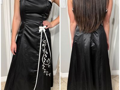 Black And White Formal Dress