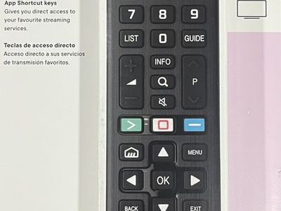 NEW One For All Replacement Remote for LG TVs URC4811 - No Setup Needed