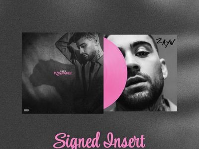 ZAYN-SIGNED KONNAKOL-Las Vegas Pink Vinyl-Art Card