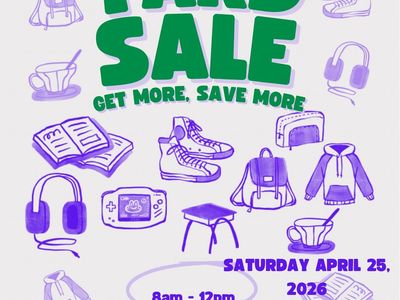 3rd Annual Fundrasier Yard Sale