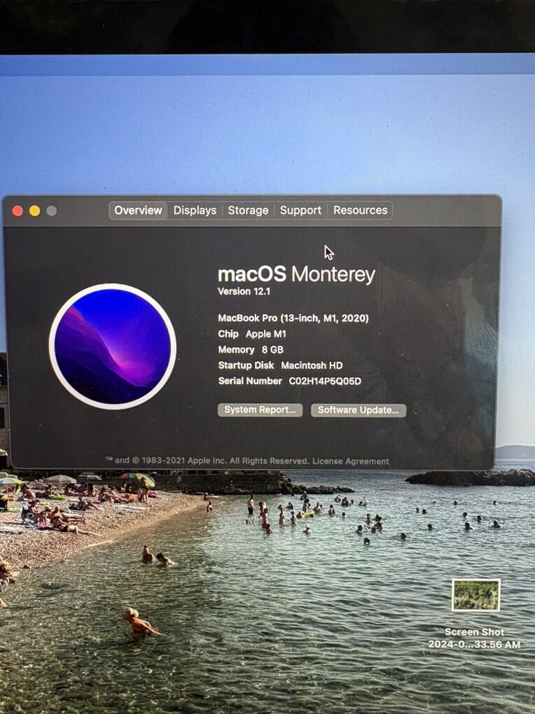 2020 Macbook Pro 13 Inch M1 2020