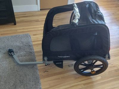 retrospec pet bike trailer