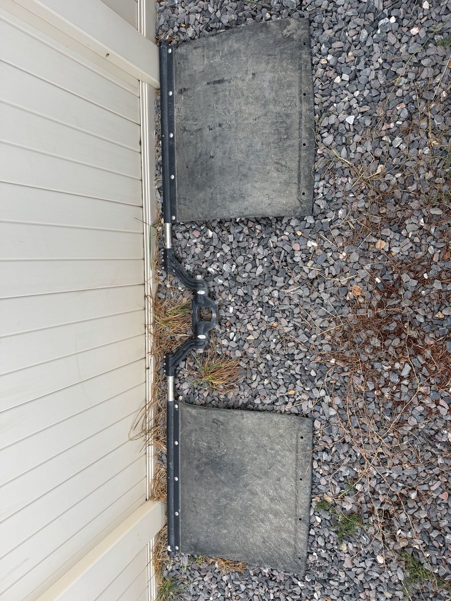 Used Truck Mud Flaps with Mounting Brackets Flaps