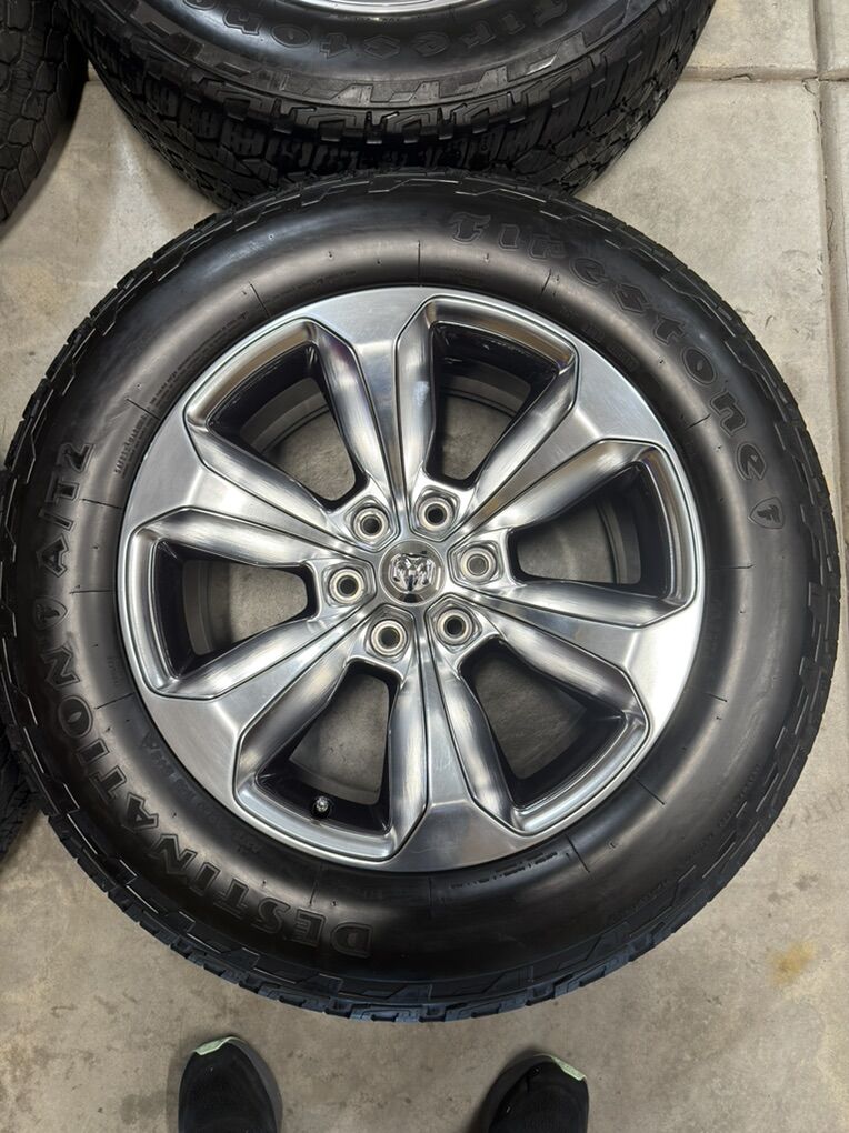 20 Inch Rims off 2020 Ram 1500 Limited W Tires X4