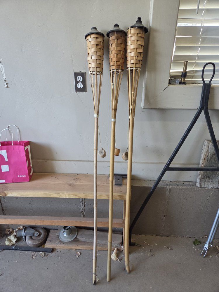 tiki torches