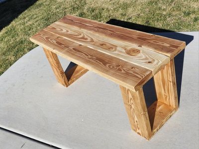 Repurposed Cedar Indoor/Outdoor Bench