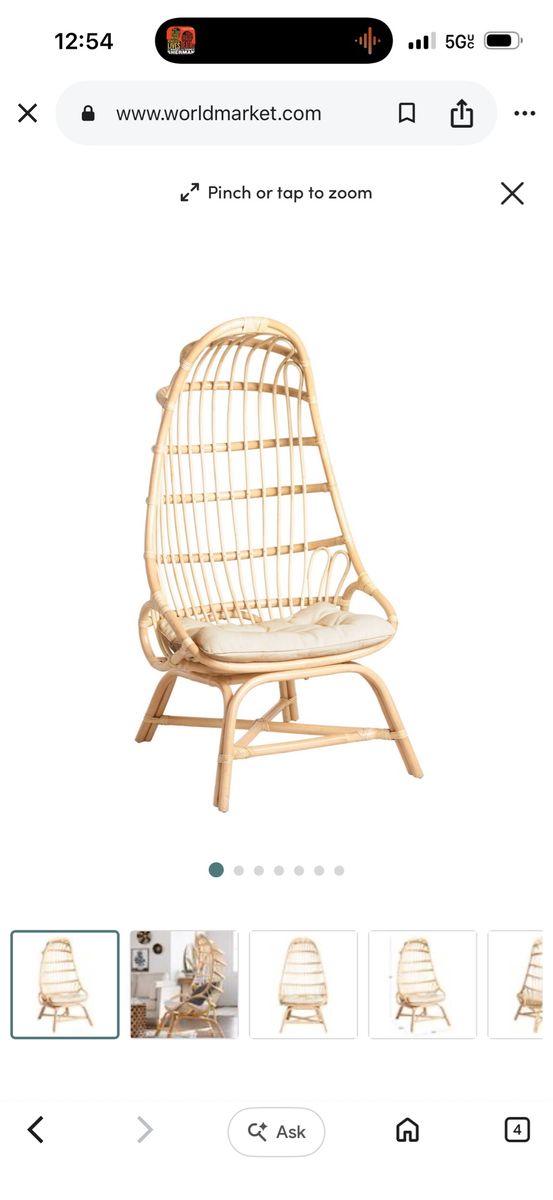 World market chair