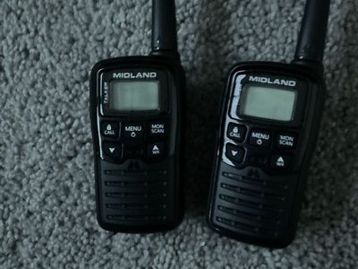 Midland Two-Way Radios Walkie Talkies Pair