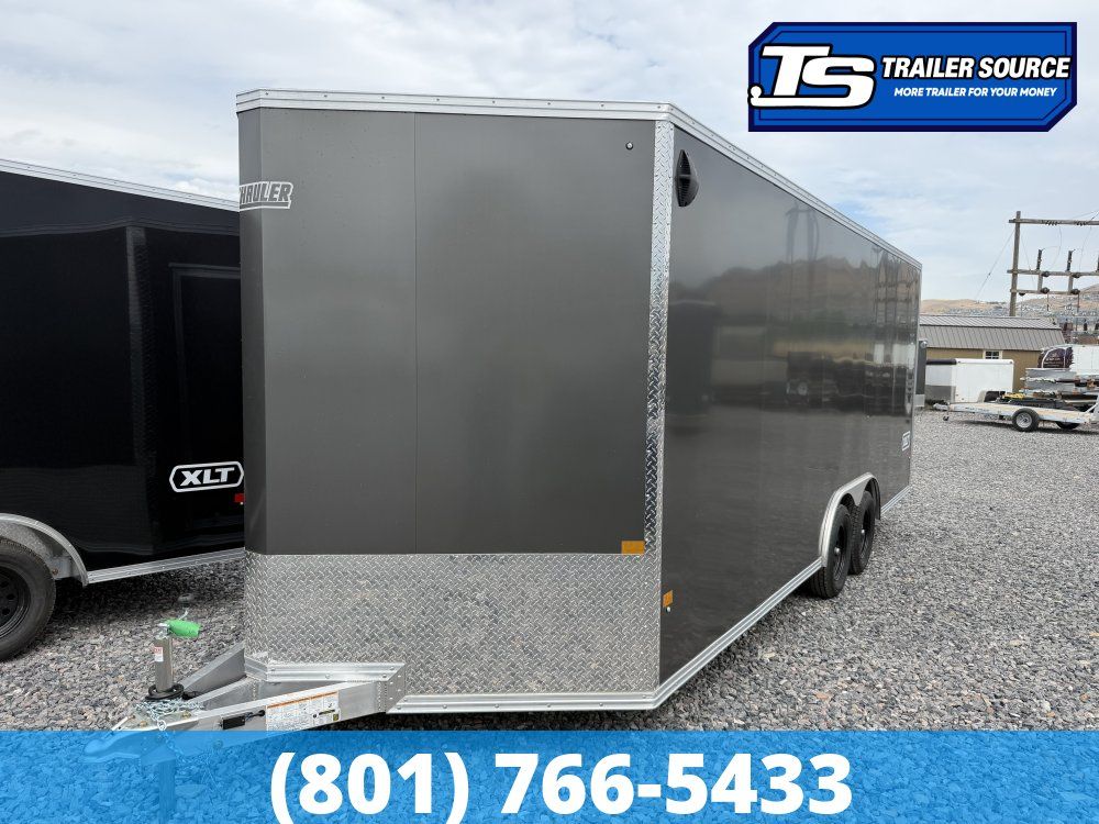 8.5x20 Alcom Aluminum EZ Hauler XLT Auto Trailer - 7'0" Interior - 7K GVWR - Dovetail
