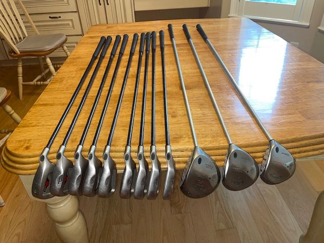 1997 Callaway Original Big Bertha Irons (3 thru SW) and drivers (1,3 and 5)