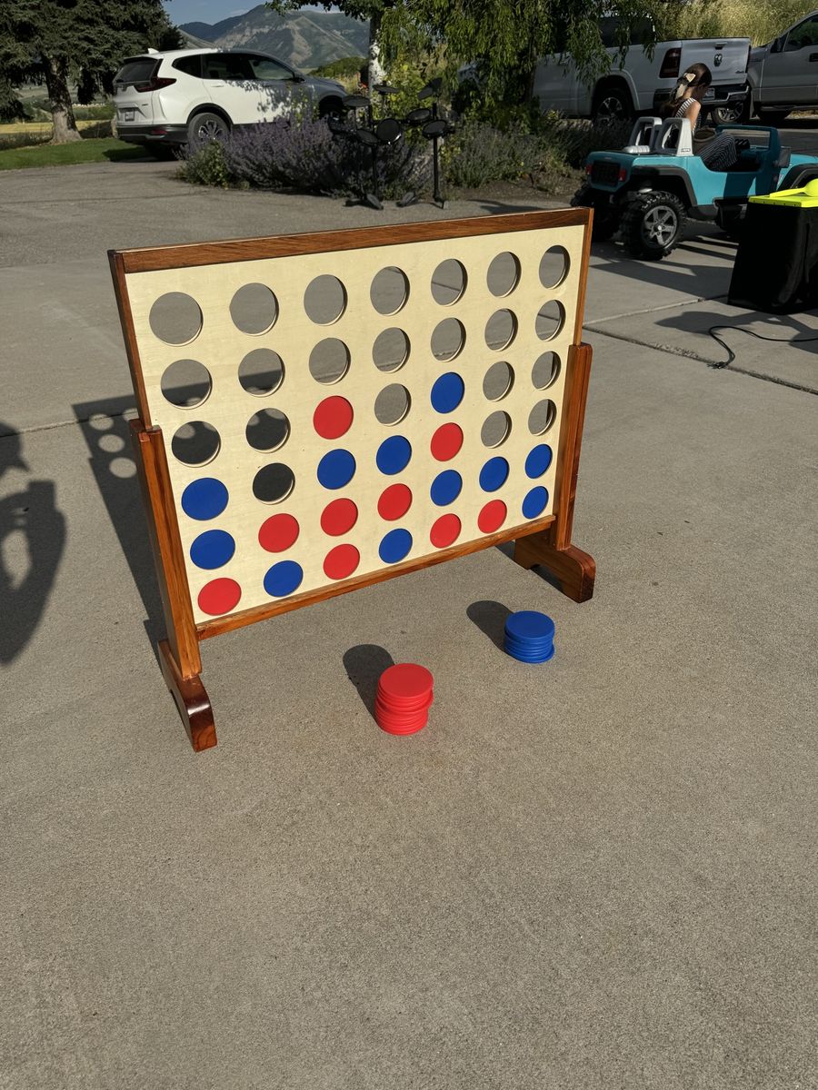 Giant Connect Four Yard Game