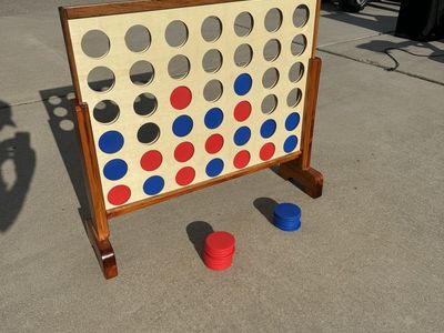 Giant Connect Four Yard Game